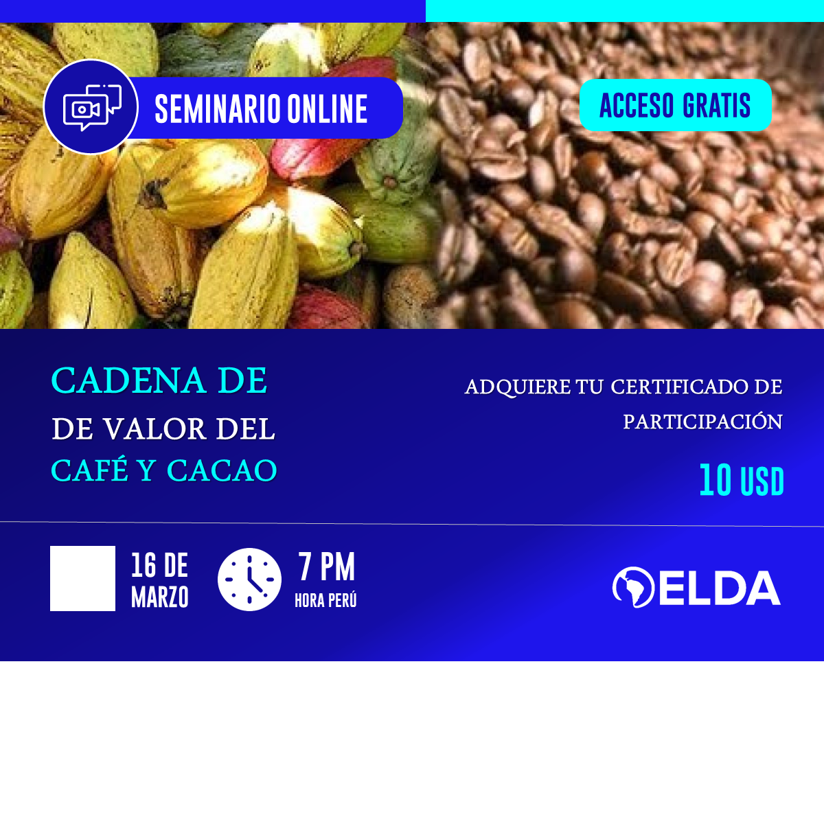 Seminario Especializado en Cadena de Valor del Café y Cacao